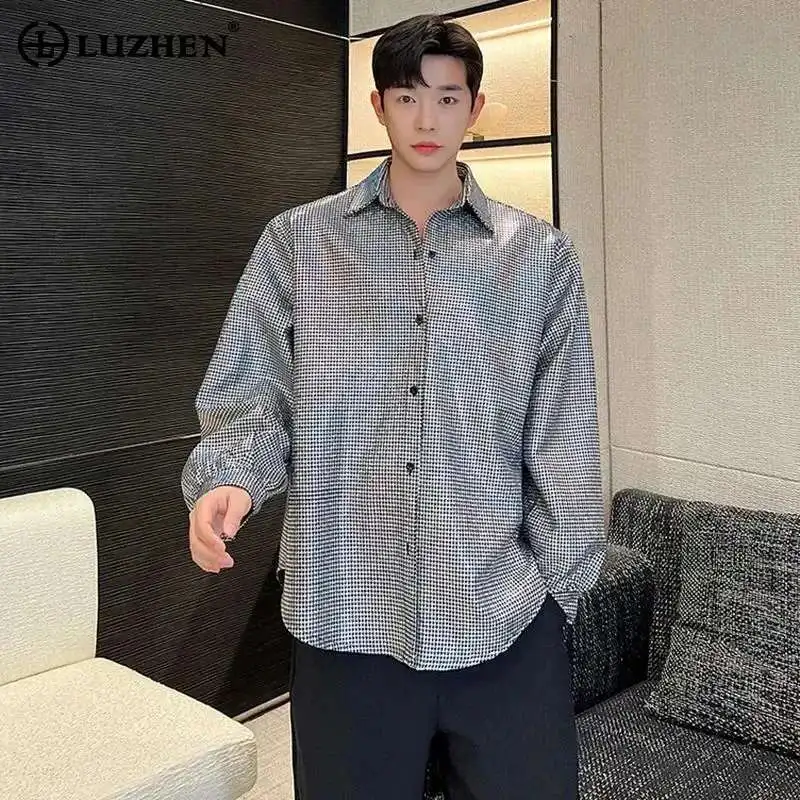 LUZHEN Sleeve Fashion Design Men's Checked Shirts Long Loose 2025 Trendy Elegant Trendy Tops Korean Reviews Many Clothes LZ8977
LUZHEN Sleeve Fashion Design Men's Checked Shirts Long Loose 2025 Trendy Elegant Trendy Tops Korean Reviews Many Clothes LZ8977