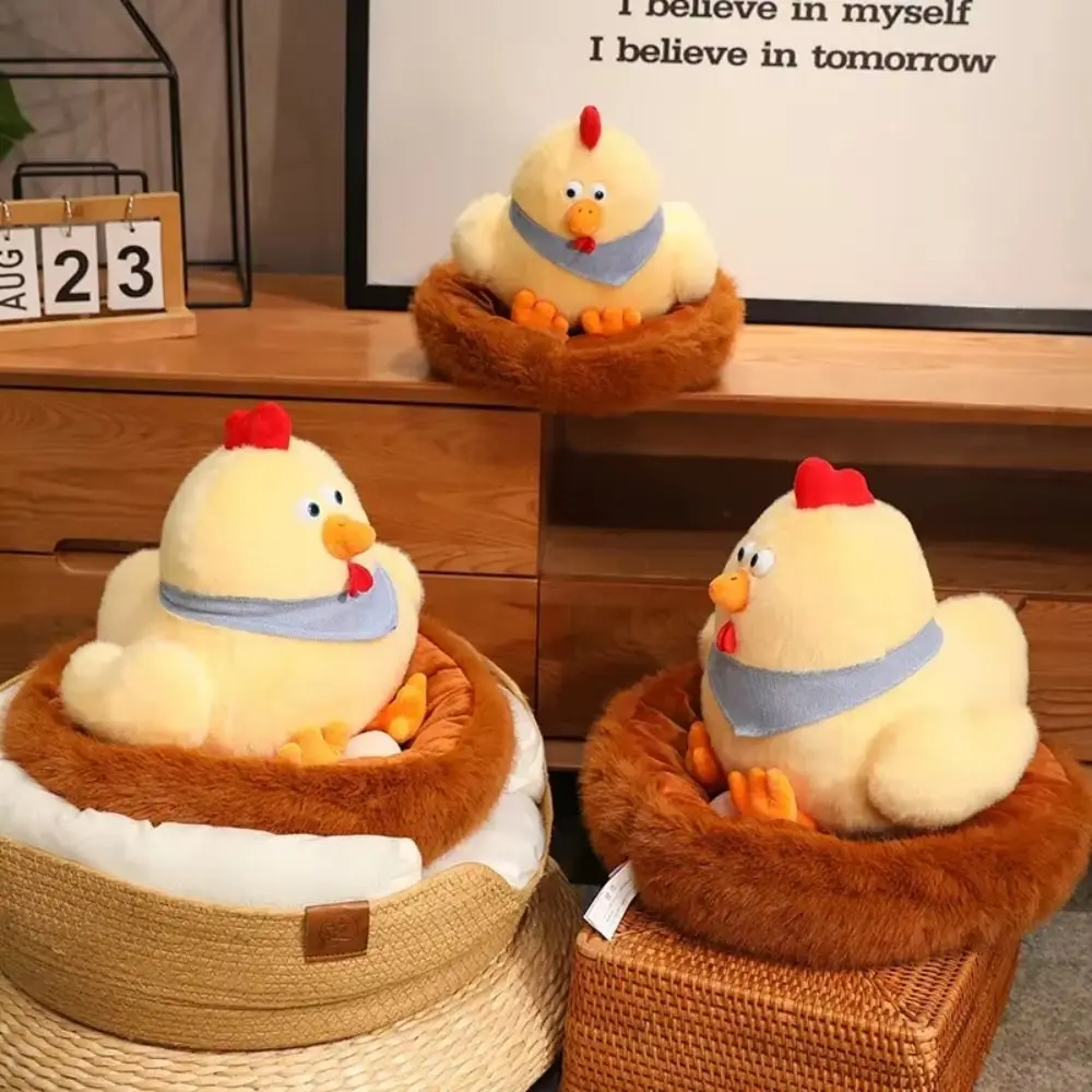 PP Cotton Simulation Hen Plush Toy Hen Fluffy Chick Family Plush Toys With Nest Cartoon Chick Family Plush Dolls
PP Cotton Simulation Hen Plush Toy Hen Fluffy Chick Family Plush Toys With Nest Cartoon Chick Family Plush Dolls