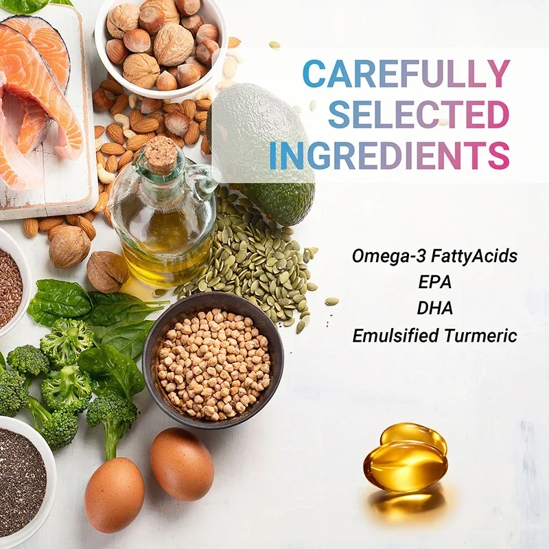 Omegas+ Turmeric Capsules - Antioxidants, Improves Digestion, Enhances Absorption, Promotes Brain, Heart & Joint Health, Non-GMO
Omegas+ Turmeric Capsules - Antioxidants, Improves Digestion, Enhances Absorption, Promotes Brain, Heart & Joint Health, Non-GMO