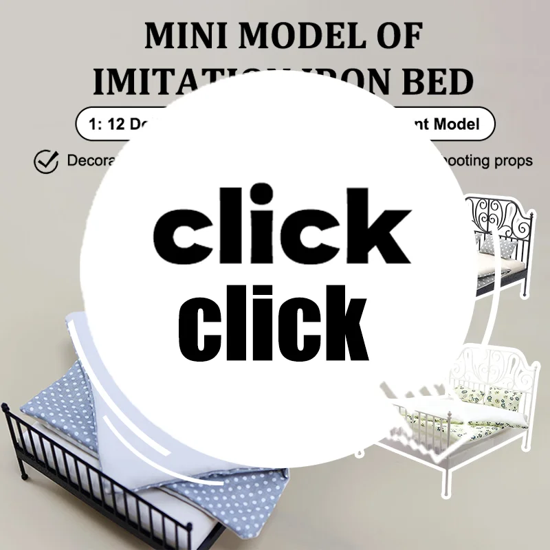 1/12 Dollhouse Simulation European Bed With Mattress Pillow Quilt Doll Home Iron Art Double Bed Bedroom Furniture Decoration Toy
1/12 Dollhouse Simulation European Bed With Mattress Pillow Quilt Doll Home Iron Art Double Bed Bedroom Furniture Decoration Toy