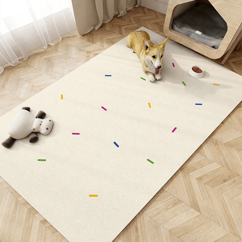 Pet Carpet Anti-slip Waterproof Urine-like Leather Floor Mat Solid Color Embellishment Rugs Large Size Home Decoration Mats 양탄자
Pet Carpet Anti-slip Waterproof Urine-like Leather Floor Mat Solid Color Embellishment Rugs Large Size Home Decoration Mats 양탄자