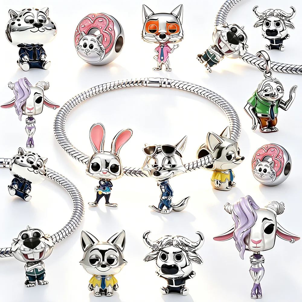 Hot Sale DIY Rabbit Fox Leopard Groundhog Cow Zoo Series Charm Bead Fit Multiple Types Snake Bone Bracelet For Cute Jewelry Gift
Hot Sale DIY Rabbit Fox Leopard Groundhog Cow Zoo Series Charm Bead Fit Multiple Types Snake Bone Bracelet For Cute Jewelry Gift