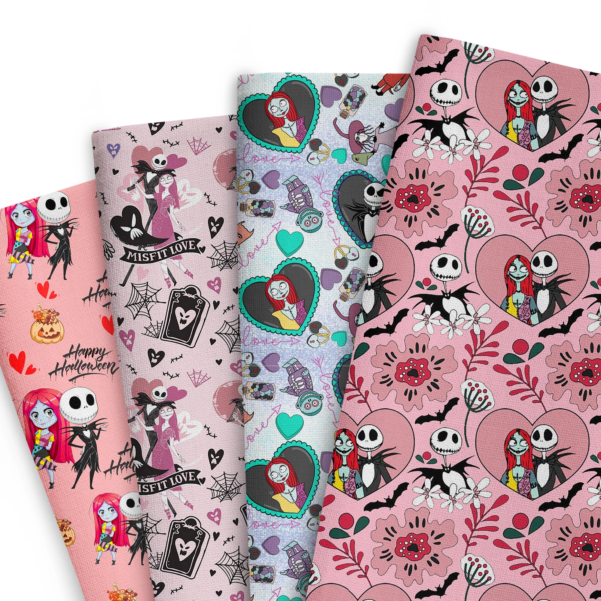 50*145cm Jack Skellington Patchwork Polyester Cotton Fabric For Tissue Sewing Quilting Fabrics Needlework Material DIY Handmade
50*145cm Jack Skellington Patchwork Polyester Cotton Fabric For Tissue Sewing Quilting Fabrics Needlework Material DIY Handmade