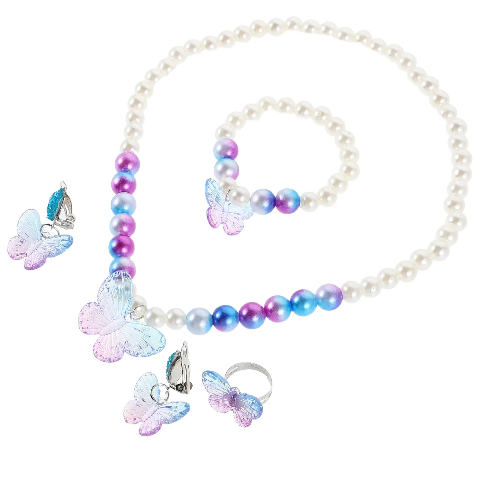 Children Jewelry Kids Earrings Girls Bracelets Plastic Butterfly Necklace Mermaid Toddler Safe Elegant Pearl Necklace Bracelet
Children Jewelry Kids Earrings Girls Bracelets Plastic Butterfly Necklace Mermaid Toddler Safe Elegant Pearl Necklace Bracelet