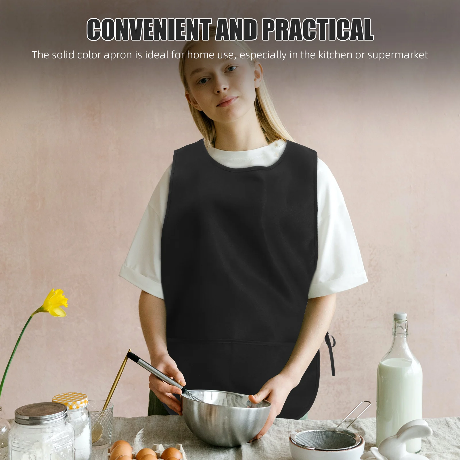 WaterproofApronsBlackKitchenSmockStraightSleeveWomenPocketsEasyCleanDurableFabricAdultUseVersatileGrillArtMenHomeCooking
WaterproofApronsBlackKitchenSmockStraightSleeveWomenPocketsEasyCleanDurableFabricAdultUseVersatileGrillArtMenHomeCooking