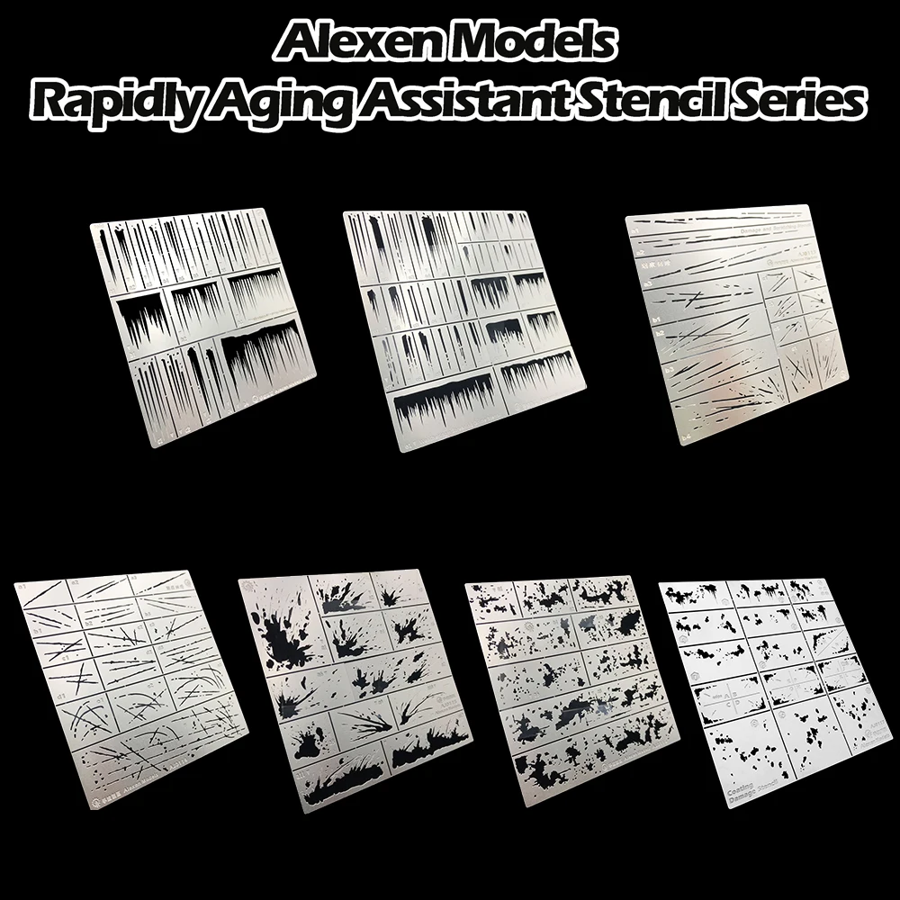 Airbrush Stencils Template Tool for 1/32 1/35 1/48 1/72 Model Modification DIY Painting Tool for Weathering/Scratches/Rust/Mud
Airbrush Stencils Template Tool for 1/32 1/35 1/48 1/72 Model Modification DIY Painting Tool for Weathering/Scratches/Rust/Mud