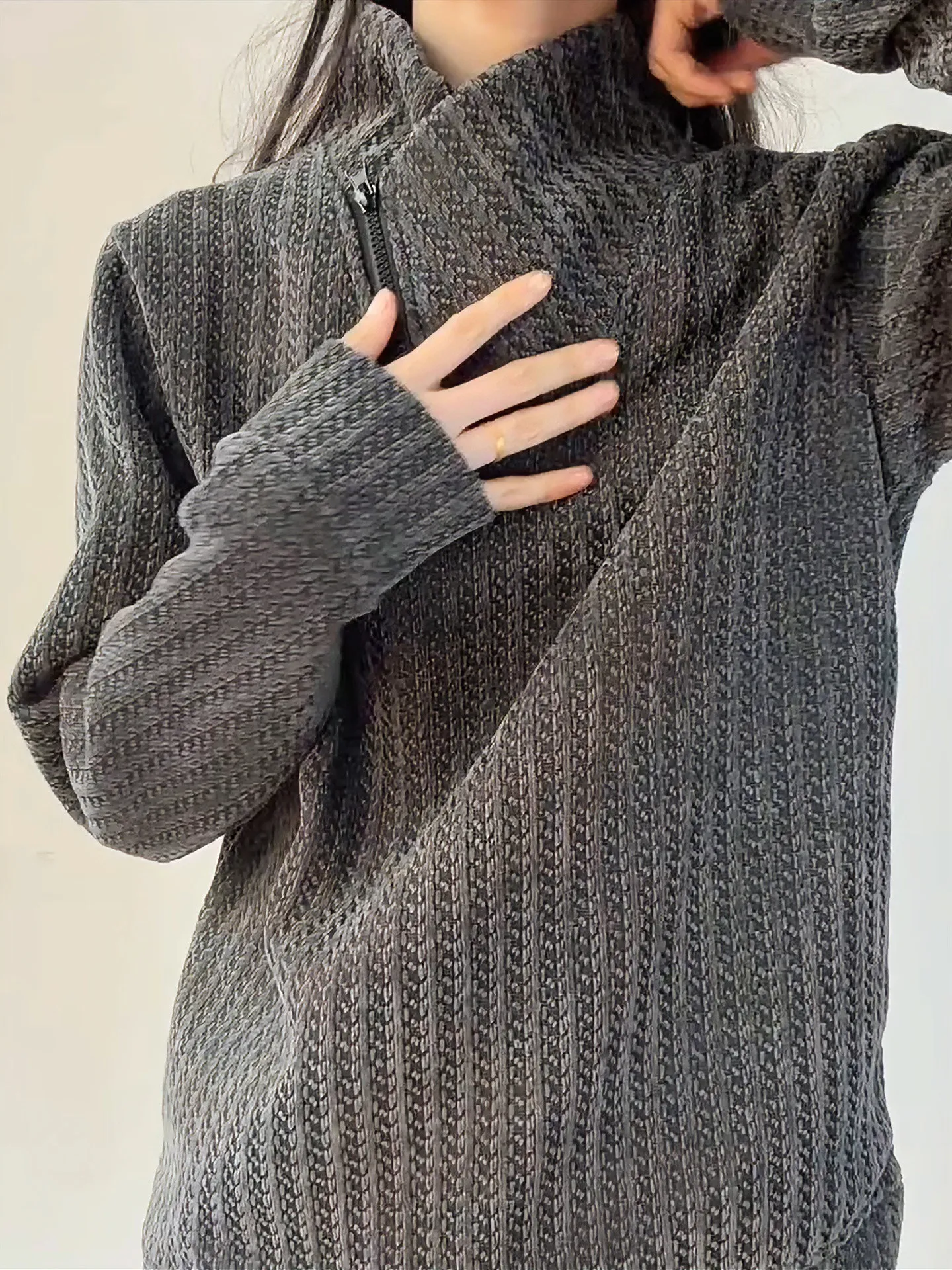Thiened Fce Zipper Hoodie Women's Long Sve Stand Collar Jaet Autumn Winter Casual Streetwear Vintage Sle T-irt
Thiened Fce Zipper Hoodie Women's Long Sve Stand Collar Jaet Autumn Winter Casual Streetwear Vintage Sle T-irt