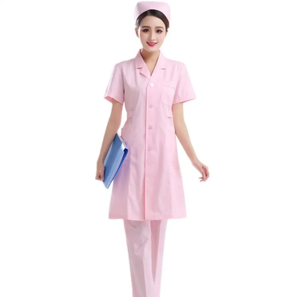 Nurse Uniform Doctor Coat Hospital Apparel White Short Sleeve Slim Nursing Costumes Beautician Pharmacy
Nurse Uniform Doctor Coat Hospital Apparel White Short Sleeve Slim Nursing Costumes Beautician Pharmacy