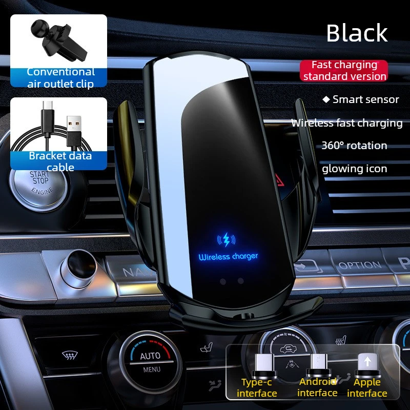 15W Induction Automatic Opening Wireless Charging Car Phone Holder Car Navigation Mount Auto Interior Supplies
15W Induction Automatic Opening Wireless Charging Car Phone Holder Car Navigation Mount Auto Interior Supplies
