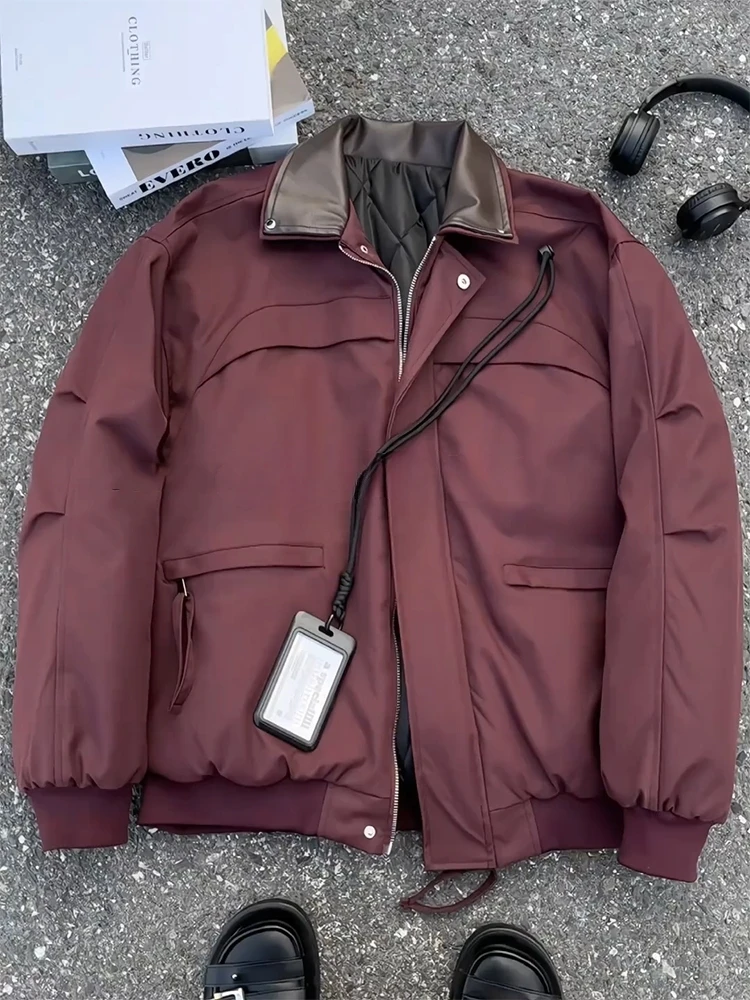 Рабочая одежда с воротником красного вина, хлопковая куртка, мужская теплая зимняя высококачественная верхняя одежда с разрезом, усовершенствованная
Рабочая одежда с воротником красного вина, хлопковая куртка, мужская теплая зимняя высококачественная верхняя одежда с разрезом, усовершенствованная