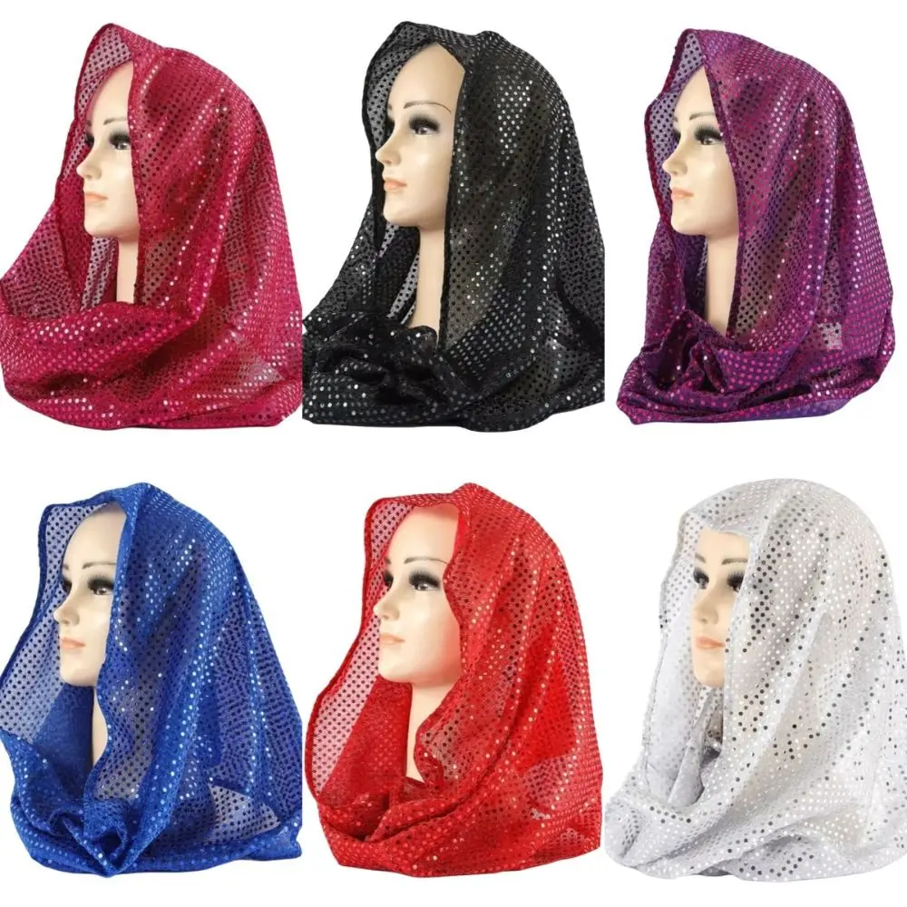 New Soft Sequin Hooded Headscarf Breathable Solid Color Lace Hijab Cap Sequin Lightweight Head Wraps Women Headwear
New Soft Sequin Hooded Headscarf Breathable Solid Color Lace Hijab Cap Sequin Lightweight Head Wraps Women Headwear