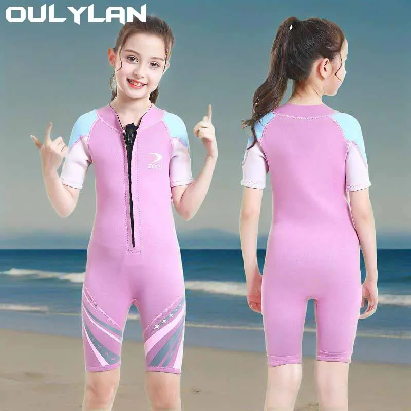 Oulylan 2.5mm Kids for Girls Boys Shorty One Piece Wet Suit Neoprene Youth Swimsuit for Surfing Snorkeling Front Zip Wetsuit
Oulylan 2.5mm Kids for Girls Boys Shorty One Piece Wet Suit Neoprene Youth Swimsuit for Surfing Snorkeling Front Zip Wetsuit