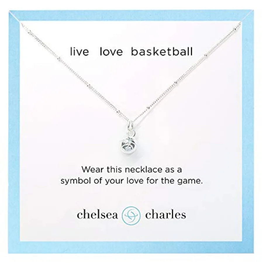 Баскетбольное ожерелье с подвеской Chelsea Charles для женщин, подарок для игроков, спортсменов, команд, тренеров и болельщиков
Баскетбольное ожерелье с подвеской Chelsea Charles для женщин, подарок для игроков, спортсменов, команд, тренеров и болельщиков