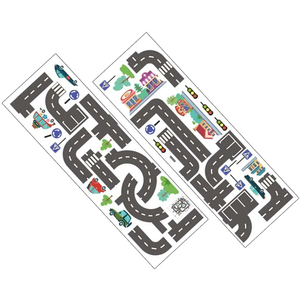 2 Sheets Car Track Stickers Children Room Decor Bracket Kids Display for Wall Decals Paper and Rail Peel Wallpaper Girls
2 Sheets Car Track Stickers Children Room Decor Bracket Kids Display for Wall Decals Paper and Rail Peel Wallpaper Girls