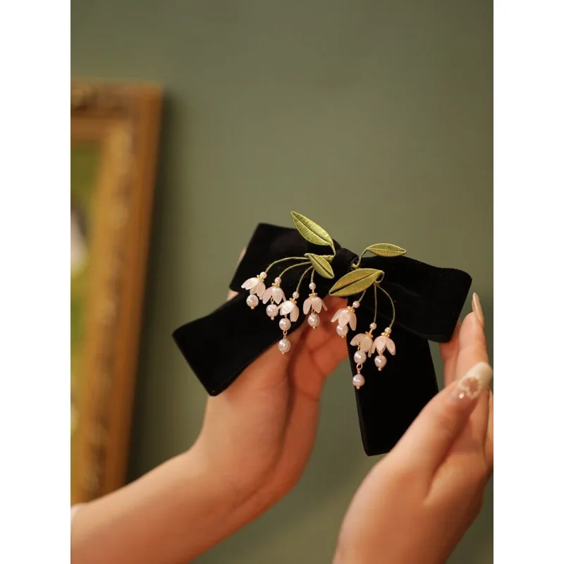 Vintage Chinese Forest Ethereal Fairy Tassel Bow Hair Clip Top Back Daily Wear Handmade Jewelry Gift for Women Special Occasion
Vintage Chinese Forest Ethereal Fairy Tassel Bow Hair Clip Top Back Daily Wear Handmade Jewelry Gift for Women Special Occasion