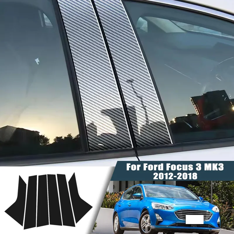 Glossy Black Carbon Fiber Window Door Deal B C Pillar Post Cover Sticker For Ford Focus 3 MK3 2012-2018 2013 2014 2015 2016 2017
Glossy Black Carbon Fiber Window Door Deal B C Pillar Post Cover Sticker For Ford Focus 3 MK3 2012-2018 2013 2014 2015 2016 2017