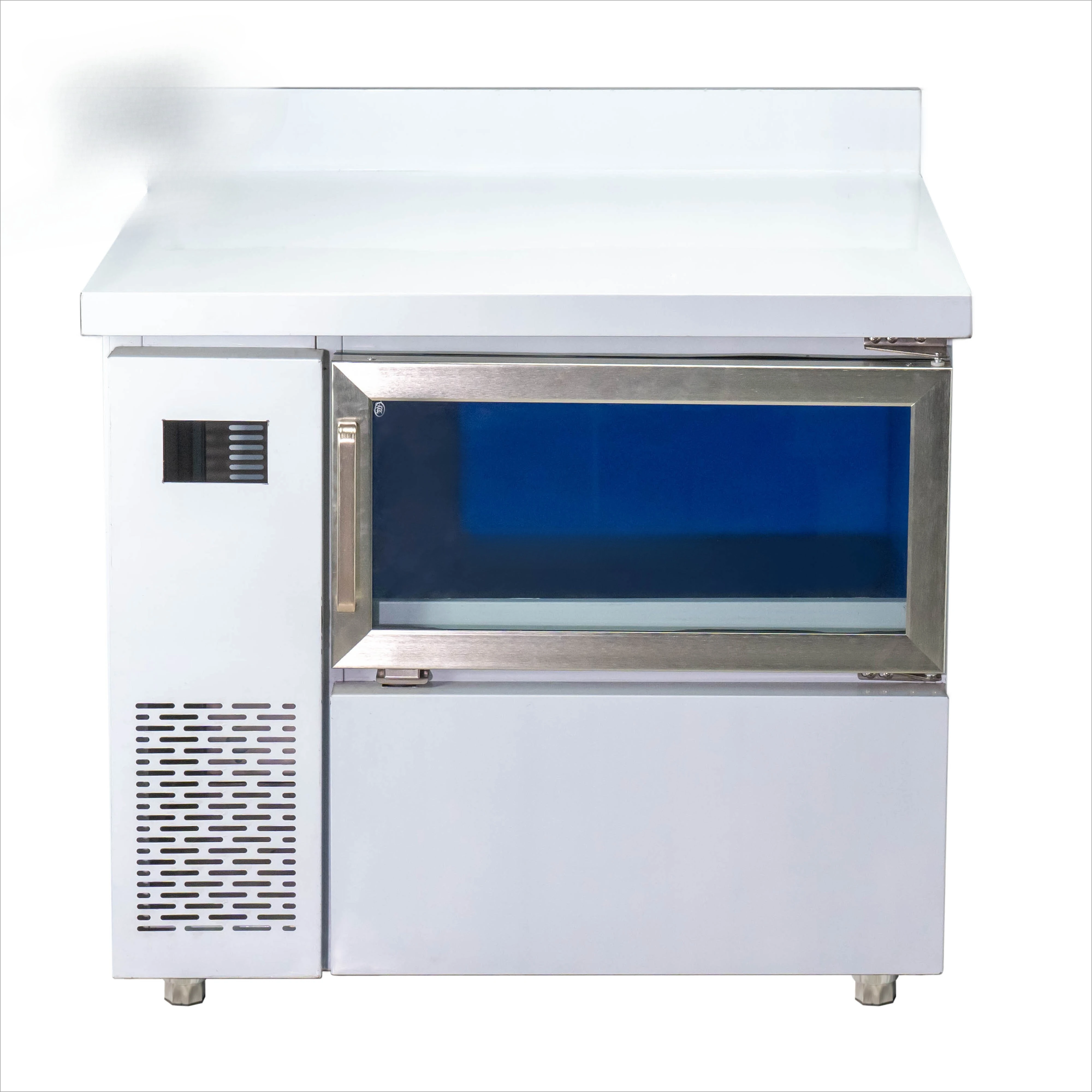 Commercial Kitchen and Bar Stainless Steel Bench Ice Machine Housing 220V/110V Custom Full Range 20kg Ice Storage Capacity
Commercial Kitchen and Bar Stainless Steel Bench Ice Machine Housing 220V/110V Custom Full Range 20kg Ice Storage Capacity