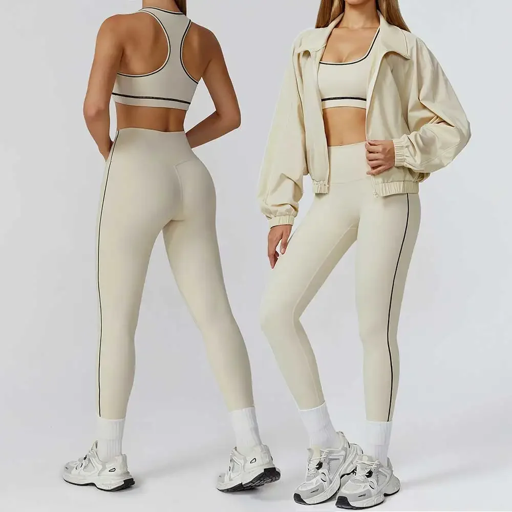 Yoga Set 2/3PCS Sports Outfits Women Clothes Fitness Tracksuit Gym Legging Workout Long Sleeved Female Bra Yoga Suit Sportswear
Yoga Set 2/3PCS Sports Outfits Women Clothes Fitness Tracksuit Gym Legging Workout Long Sleeved Female Bra Yoga Suit Sportswear