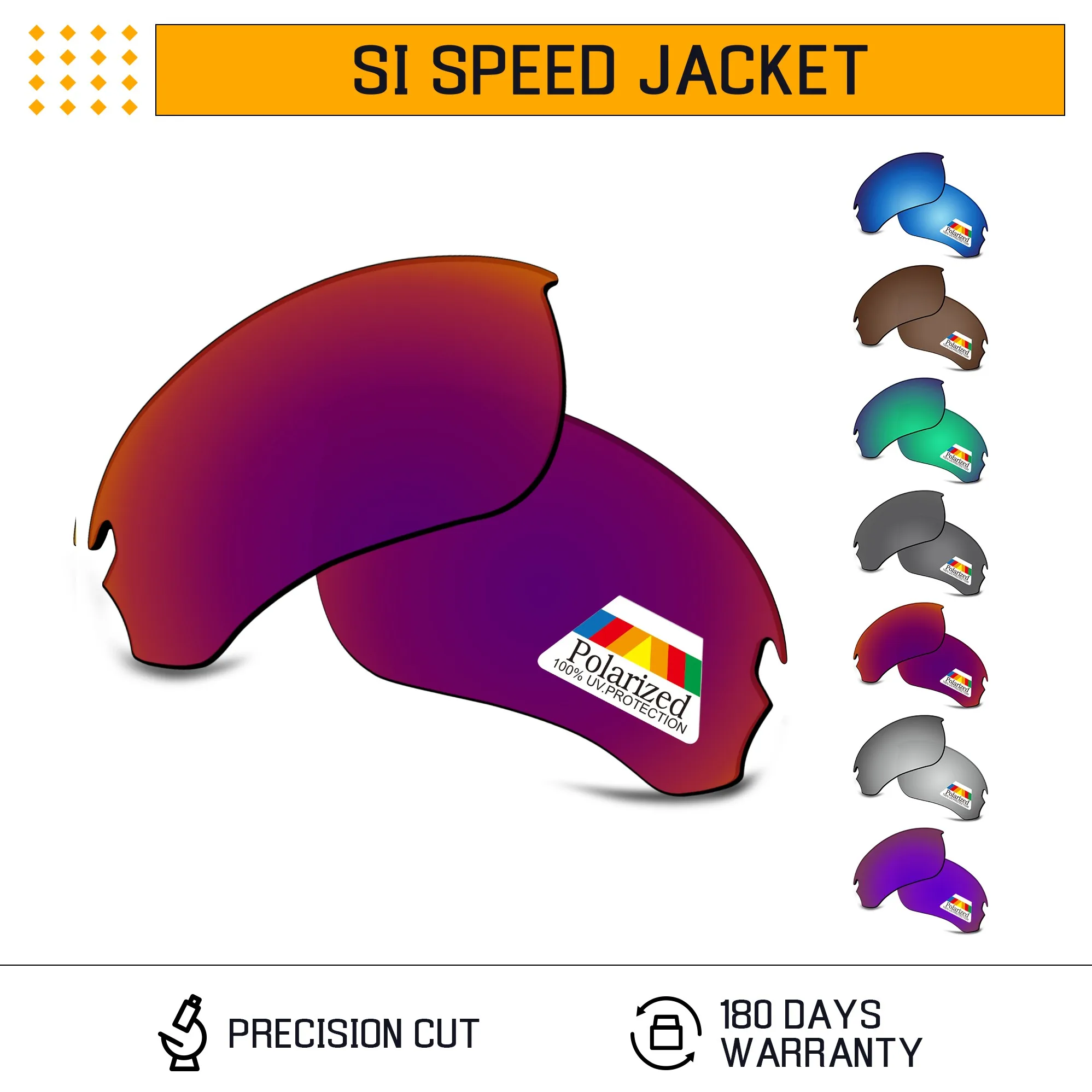 Rarayvix Polarized Replacement Lenses UV400 Protective for Oakley Si Speed Jacket OO9228 67mm Sunglasses
Rarayvix Polarized Replacement Lenses UV400 Protective for Oakley Si Speed Jacket OO9228 67mm Sunglasses