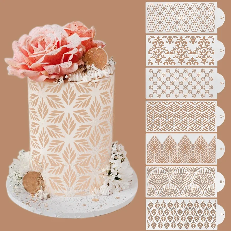 Fondant Cake Mesh Stamps Stencils Embossing for Decorating Tool Plastic Spray Mold Wedding Cookies Chocolate Drawing Painting
Fondant Cake Mesh Stamps Stencils Embossing for Decorating Tool Plastic Spray Mold Wedding Cookies Chocolate Drawing Painting