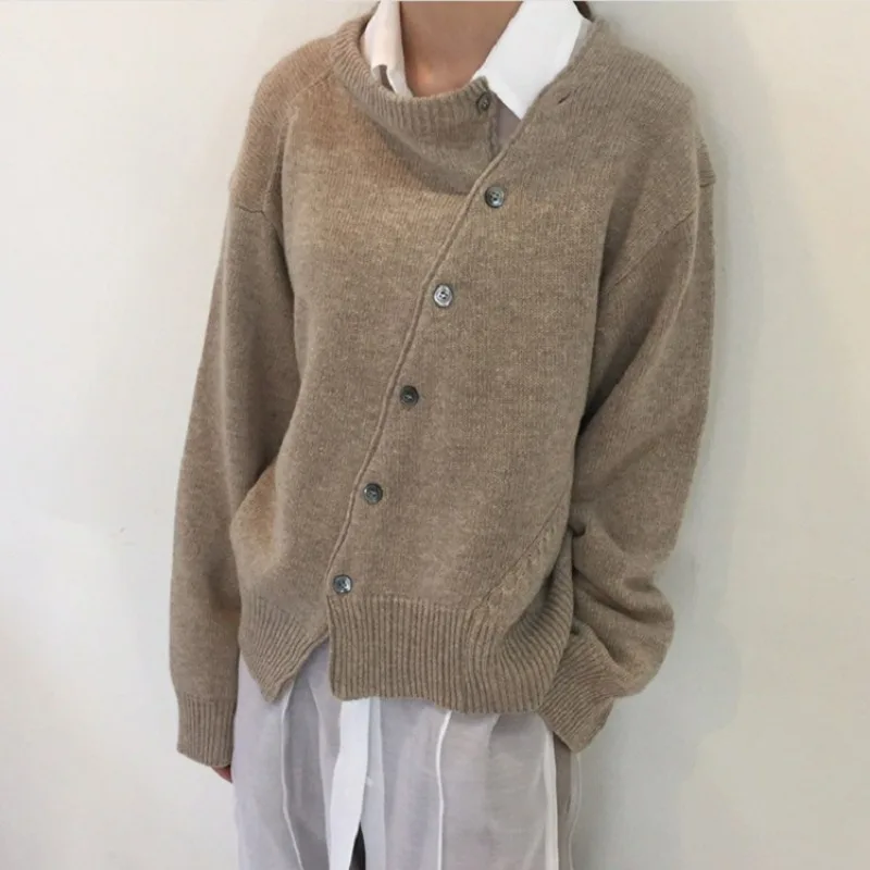 2024 Autumn and Winter New Fashion Solid Color Irregular Leisure and Lazy Style Design Sense Solid Color Classy Knitted Sweater
2024 Autumn and Winter New Fashion Solid Color Irregular Leisure and Lazy Style Design Sense Solid Color Classy Knitted Sweater
