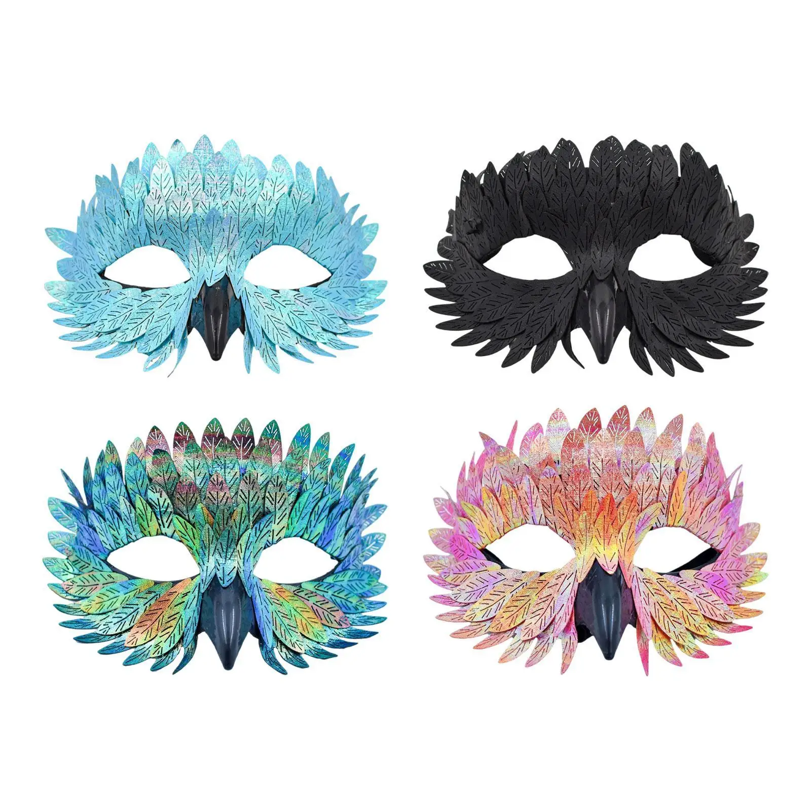 Halloween Mask Decor Feather Eye Mask for Holiday Themed Party Role Playing
Halloween Mask Decor Feather Eye Mask for Holiday Themed Party Role Playing