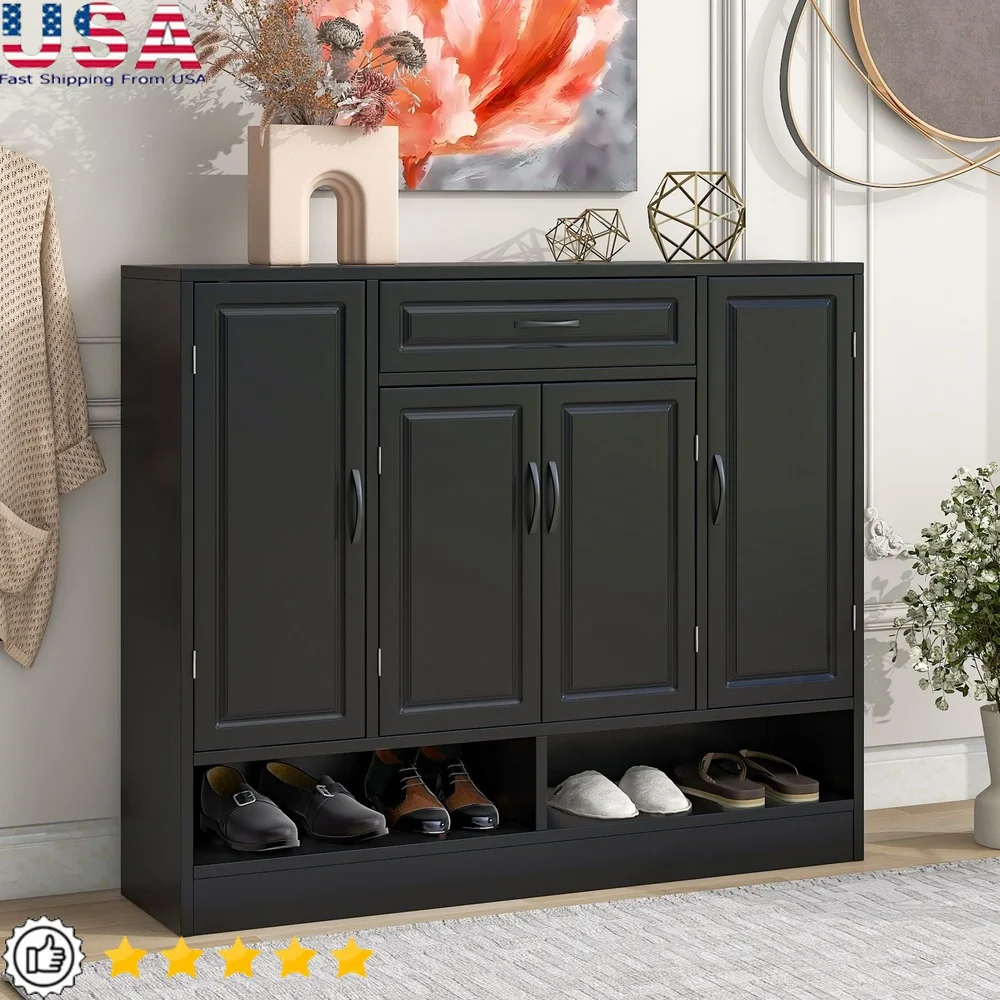 Modern Minimalist Shoe Cabinet Adjustable Shelves Ample Storage Freestanding Wooden Shoe Rack Entryway Organization Durable MDF
Modern Minimalist Shoe Cabinet Adjustable Shelves Ample Storage Freestanding Wooden Shoe Rack Entryway Organization Durable MDF