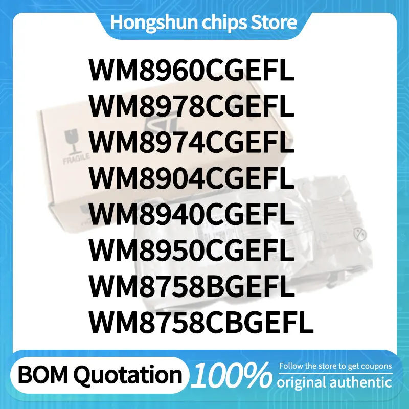 WM8978CGEFL WM8974CGEFL WM8904CGEFL WM8940CGEFL WM8950CGEFL WM8758BGEFL WM8758CBGEFL WM8960CGEFL Standard version
WM8978CGEFL WM8974CGEFL WM8904CGEFL WM8940CGEFL WM8950CGEFL WM8758BGEFL WM8758CBGEFL WM8960CGEFL Standard version