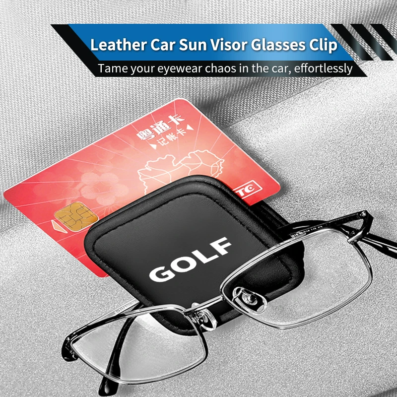 Car Black Sunshade Square Leather Sunglasses Holder For Volkswagen VW Golf Polo Tiguan T5 Passat Jetta Scirocco Sagitar Touareg
Car Black Sunshade Square Leather Sunglasses Holder For Volkswagen VW Golf Polo Tiguan T5 Passat Jetta Scirocco Sagitar Touareg
