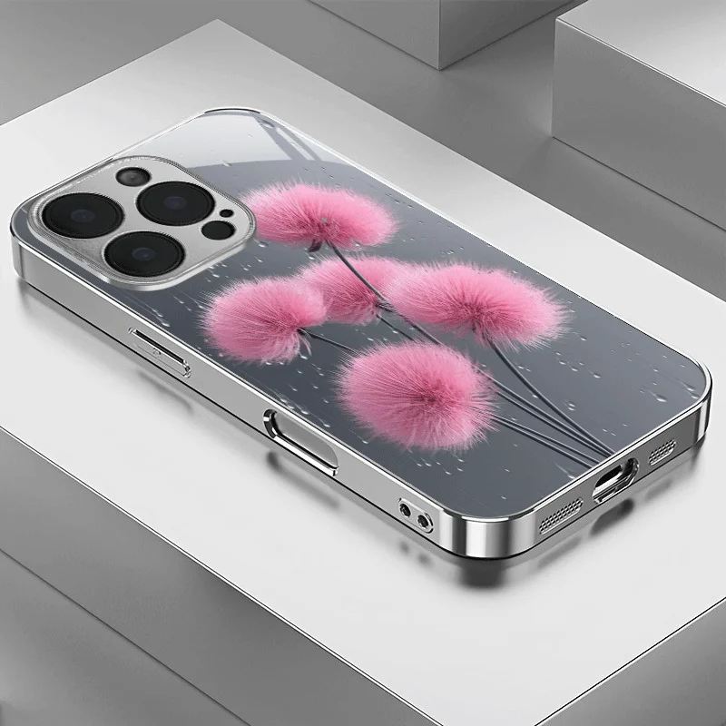 Advanced minimalist plant-shaped pattern electroplated glass phone case, suitable for iPhone 17, 16, 15, 14, 13, 12, 11, etc.
Advanced minimalist plant-shaped pattern electroplated glass phone case, suitable for iPhone 17, 16, 15, 14, 13, 12, 11, etc.