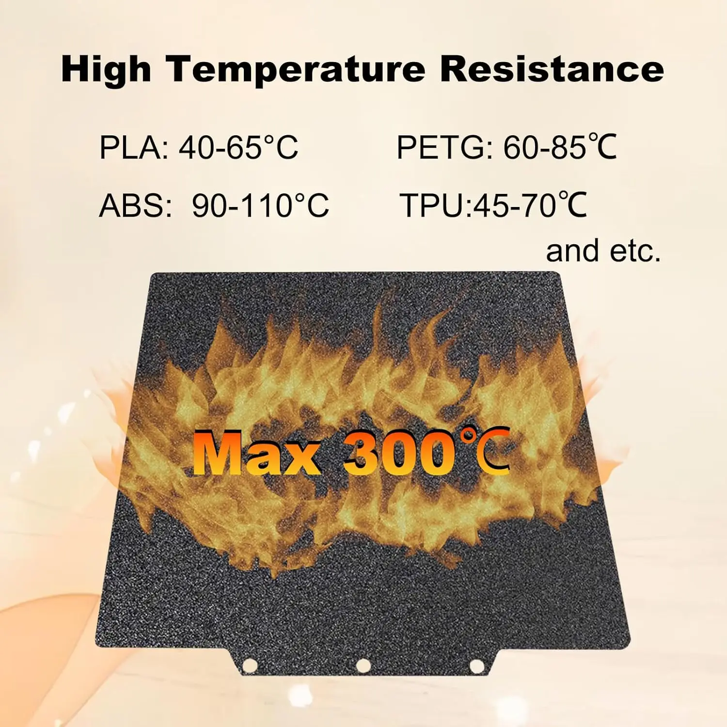 Black Textured PEI Build Plate 235x235mm for Adventurer 5M/5M Pro/AD5X Flexible Spring Steel PEI Print Bed Glue-Free Printing
Black Textured PEI Build Plate 235x235mm for Adventurer 5M/5M Pro/AD5X Flexible Spring Steel PEI Print Bed Glue-Free Printing