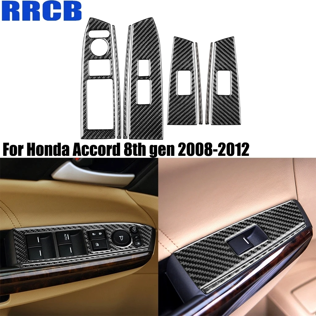 For Honda Accord 8th Gen 2008-2012 Car Accessories Carbon Fiber Window Lifting Control Panel B Interior Cover Sticker Auto Trim
For Honda Accord 8th Gen 2008-2012 Car Accessories Carbon Fiber Window Lifting Control Panel B Interior Cover Sticker Auto Trim