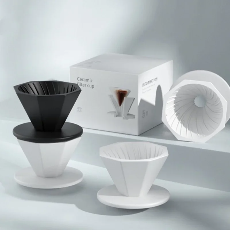 Octagonal Ceramic Coffee Filter Cup Coffee Dripper Reusable Filter Coffee Machine Conical Hand-pour Drip Cup Barista Tools
Octagonal Ceramic Coffee Filter Cup Coffee Dripper Reusable Filter Coffee Machine Conical Hand-pour Drip Cup Barista Tools