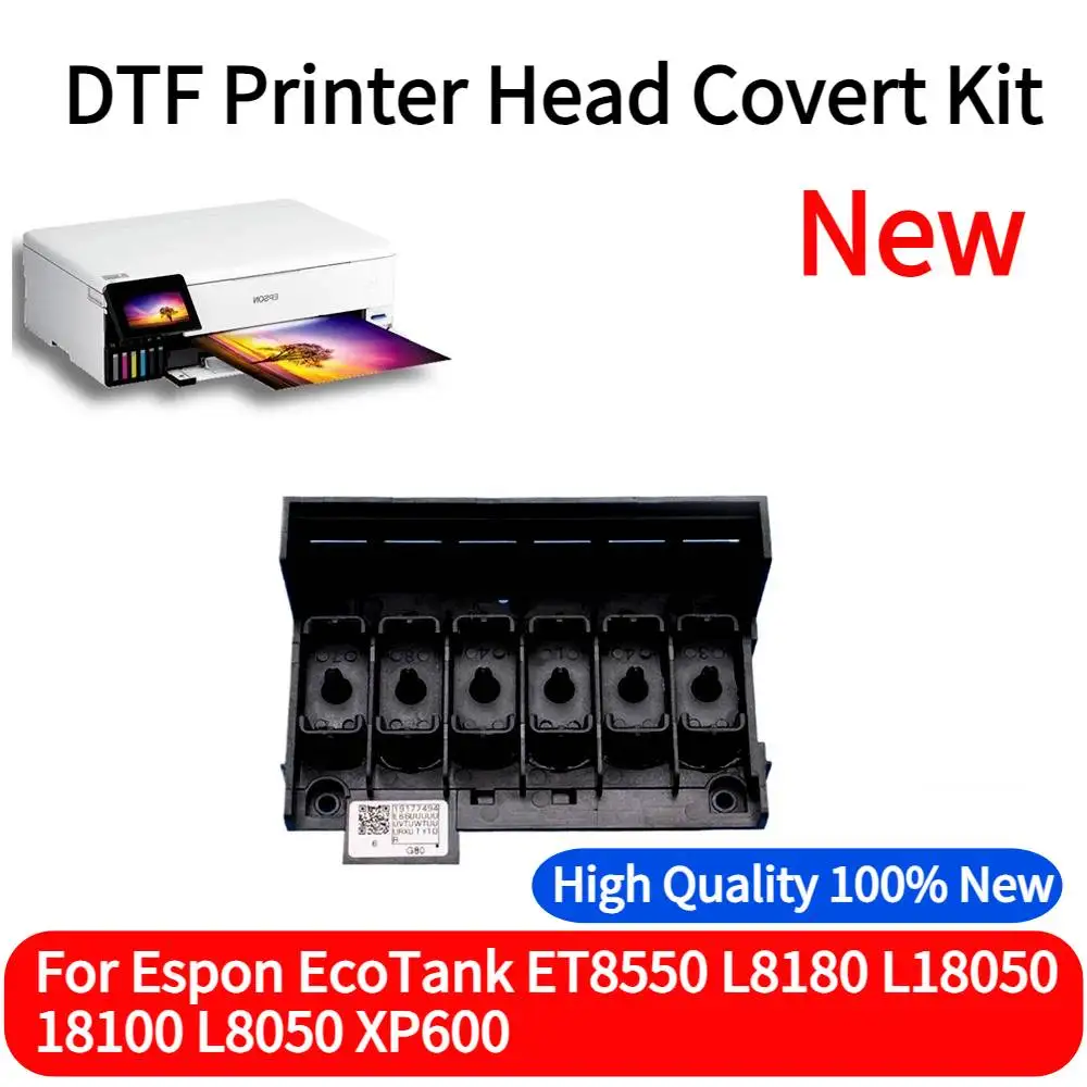 Адаптер коллектора печатающей головки XP600 DTF ET8550 L18050 ET 8550 L8180 Печатающая головка позволяет нормальный демпфер для преобразования принтера Epson DTF
Адаптер коллектора печатающей головки XP600 DTF ET8550 L18050 ET 8550 L8180 Печатающая головка позволяет нормальный демпфер для преобразования принтера Epson DTF