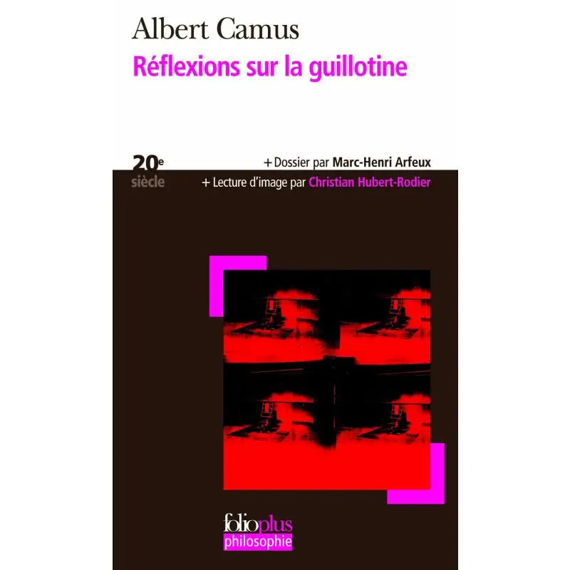 Folioplus Philosophy Reflections On The Guillotine Albert Camus FOLIO 9782070357338 Book
Folioplus Philosophy Reflections On The Guillotine Albert Camus FOLIO 9782070357338 Book