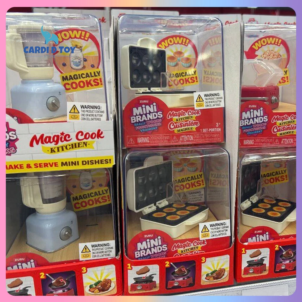 New Genuine Zuru Magic Kitchen Miniature Food Playsets Mini Kitchen Toys Cake Maker Realistic Kitchenware Kit Pretend Play Toy
New Genuine Zuru Magic Kitchen Miniature Food Playsets Mini Kitchen Toys Cake Maker Realistic Kitchenware Kit Pretend Play Toy
