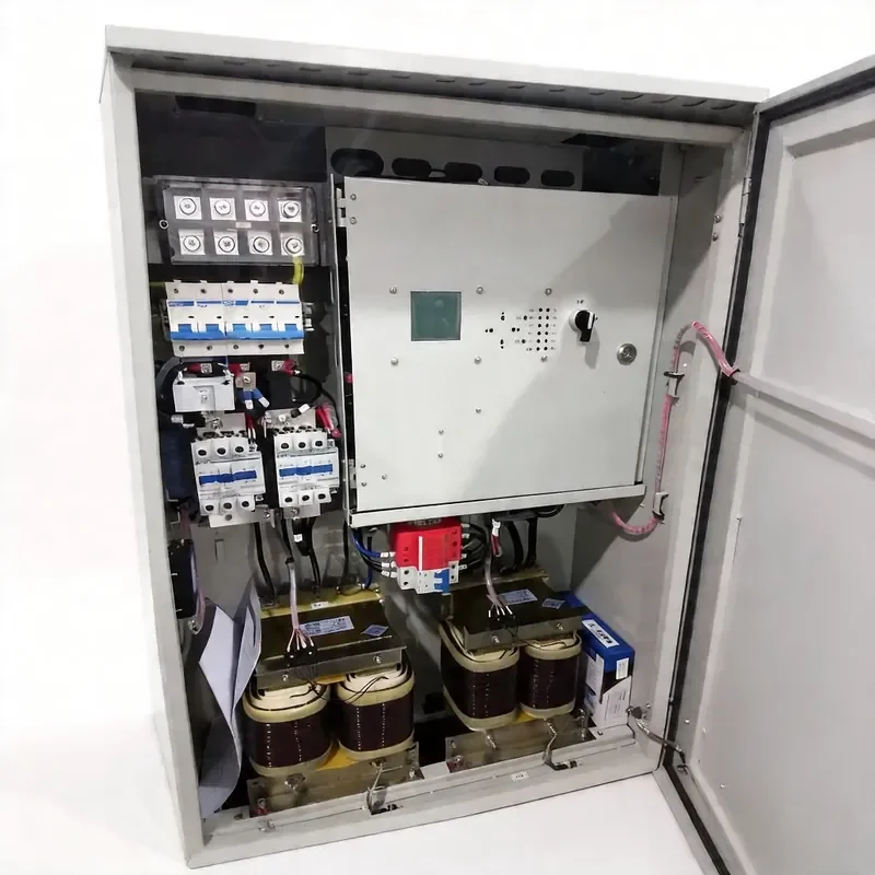 Slvr Smart Electric Control Cabinet/Panel for Low Voltage Regulation Cabinet
Slvr Smart Electric Control Cabinet/Panel for Low Voltage Regulation Cabinet