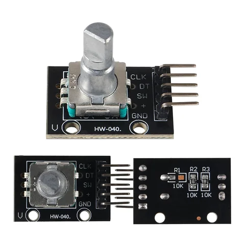 Modulo encoder rotativo KY-040 da 360 gradi con pulsante per scheda di sviluppo interruttore sensore mattone Arduino Kit elettronico fai da te