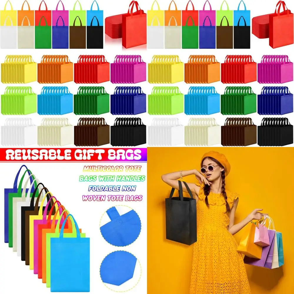 180 Pack Eco-Friendly Foldable Tote Bags, 13.78x9.84x3.94 Inches, 12 Color Options, Ideal for Shopping & Party Favors
180 Pack Eco-Friendly Foldable Tote Bags, 13.78x9.84x3.94 Inches, 12 Color Options, Ideal for Shopping & Party Favors