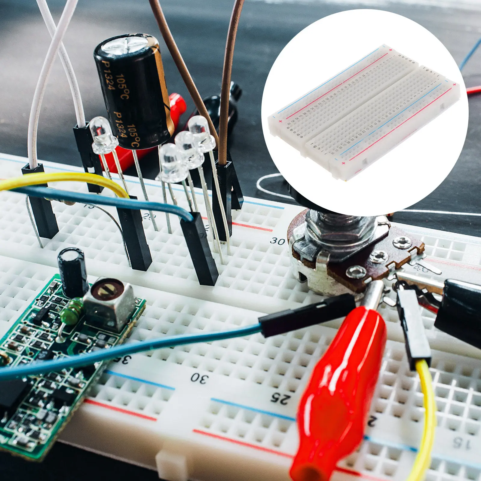 20Pcs Solderless Circuit Breadboards Mini 400 Points Red Proto Shield Experiment Breadboard Kit
20Pcs Solderless Circuit Breadboards Mini 400 Points Red Proto Shield Experiment Breadboard Kit