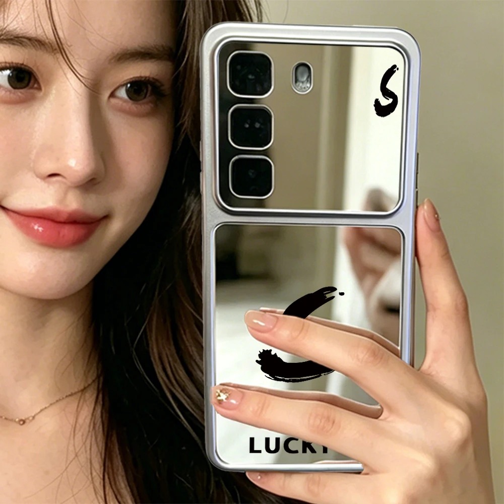 Luxury Makeup Mirror Phone Case For OPPO A5 A5X A6 A6C A6X A6s A7 A17 A38 A58 A60 A76 A78 A98 Pro Soft Cover Lucky Letter S
Luxury Makeup Mirror Phone Case For OPPO A5 A5X A6 A6C A6X A6s A7 A17 A38 A58 A60 A76 A78 A98 Pro Soft Cover Lucky Letter S
