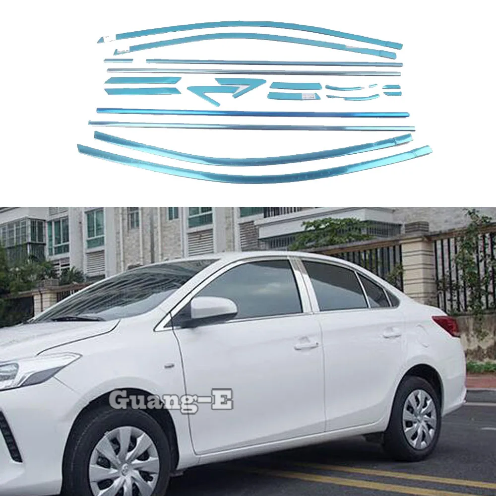 Car Styling Stainless Steel Glass Window Garnish Pillar Middle Column Trim For Toyota Vios/Yaris Sedan 2014 2015 2016 2017-2019
Car Styling Stainless Steel Glass Window Garnish Pillar Middle Column Trim For Toyota Vios/Yaris Sedan 2014 2015 2016 2017-2019