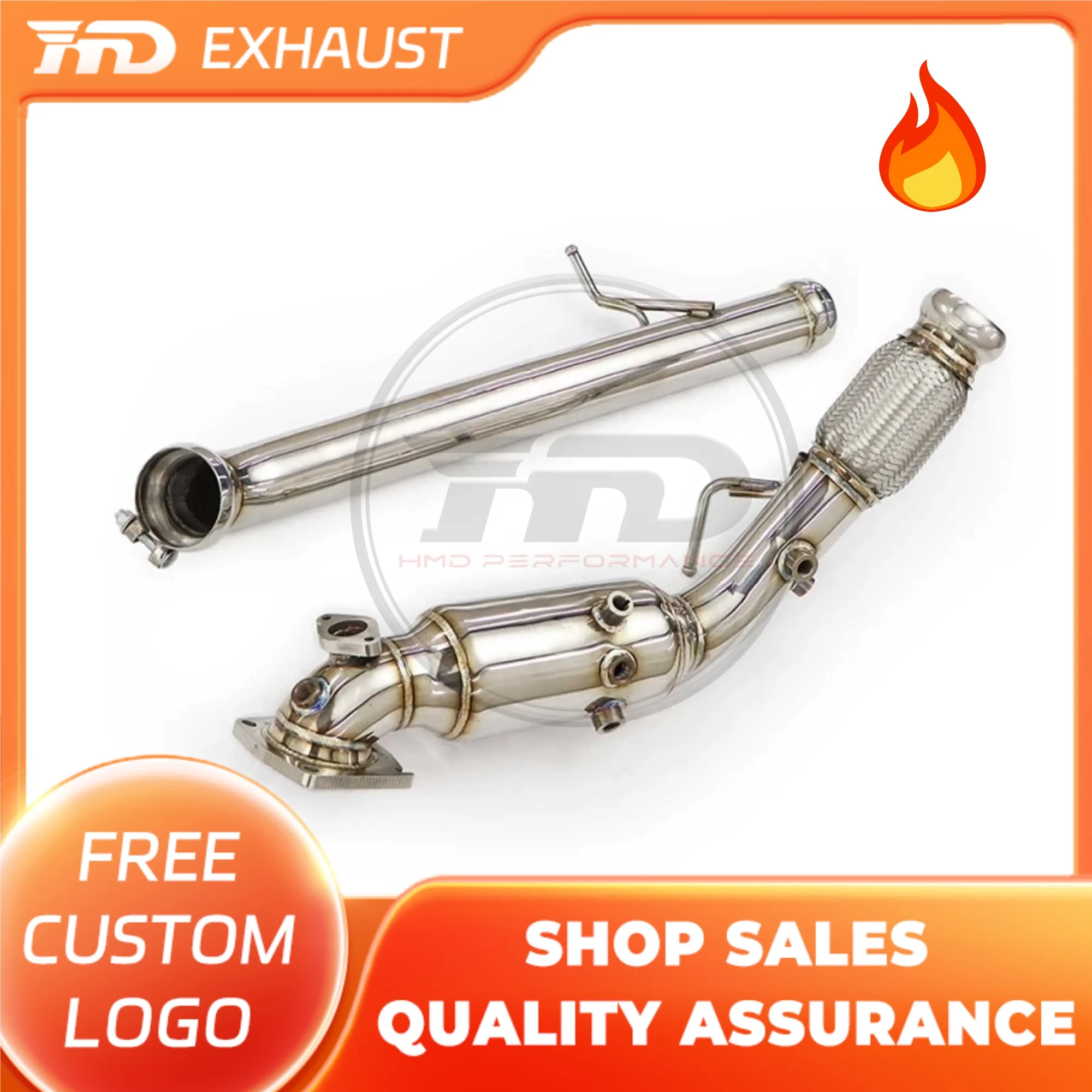 HMD Hot sale Exhaust system for Jeep WRANGLER Catalyzed Downpipe Catless Downpipe Stainless steels Performance exhaust pipe
HMD Hot sale Exhaust system for Jeep WRANGLER Catalyzed Downpipe Catless Downpipe Stainless steels Performance exhaust pipe
