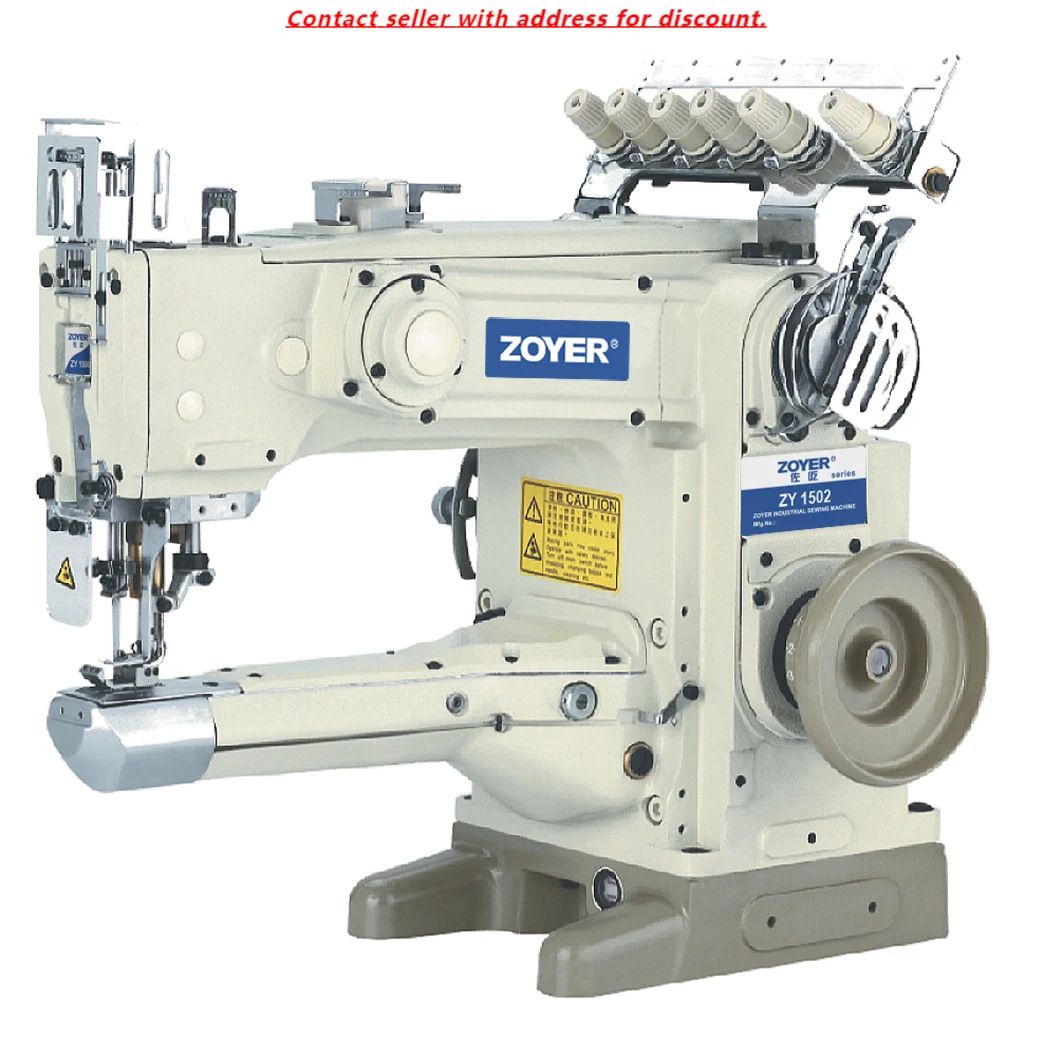 ZY1500DA Zoyer Cover Stitch Sewing Machine Which Sewing Of Cotton Wool,cloth And Knitting Wear For Garment Factory 
ZY1500DA Zoyer Cover Stitch Sewing Machine Which Sewing Of Cotton Wool,cloth And Knitting Wear For Garment Factory