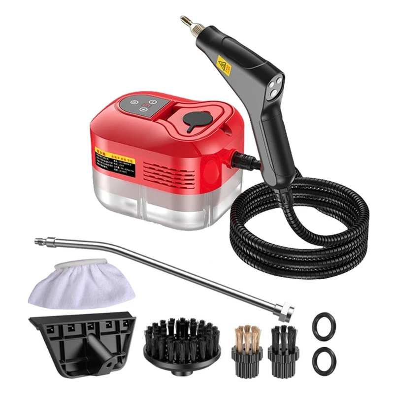High-Efficiency Handheld Steam Cleaner With Advanced Sterilizations For Home Car Kitchen Air Conditioner EU Plug Red
High-Efficiency Handheld Steam Cleaner With Advanced Sterilizations For Home Car Kitchen Air Conditioner EU Plug Red