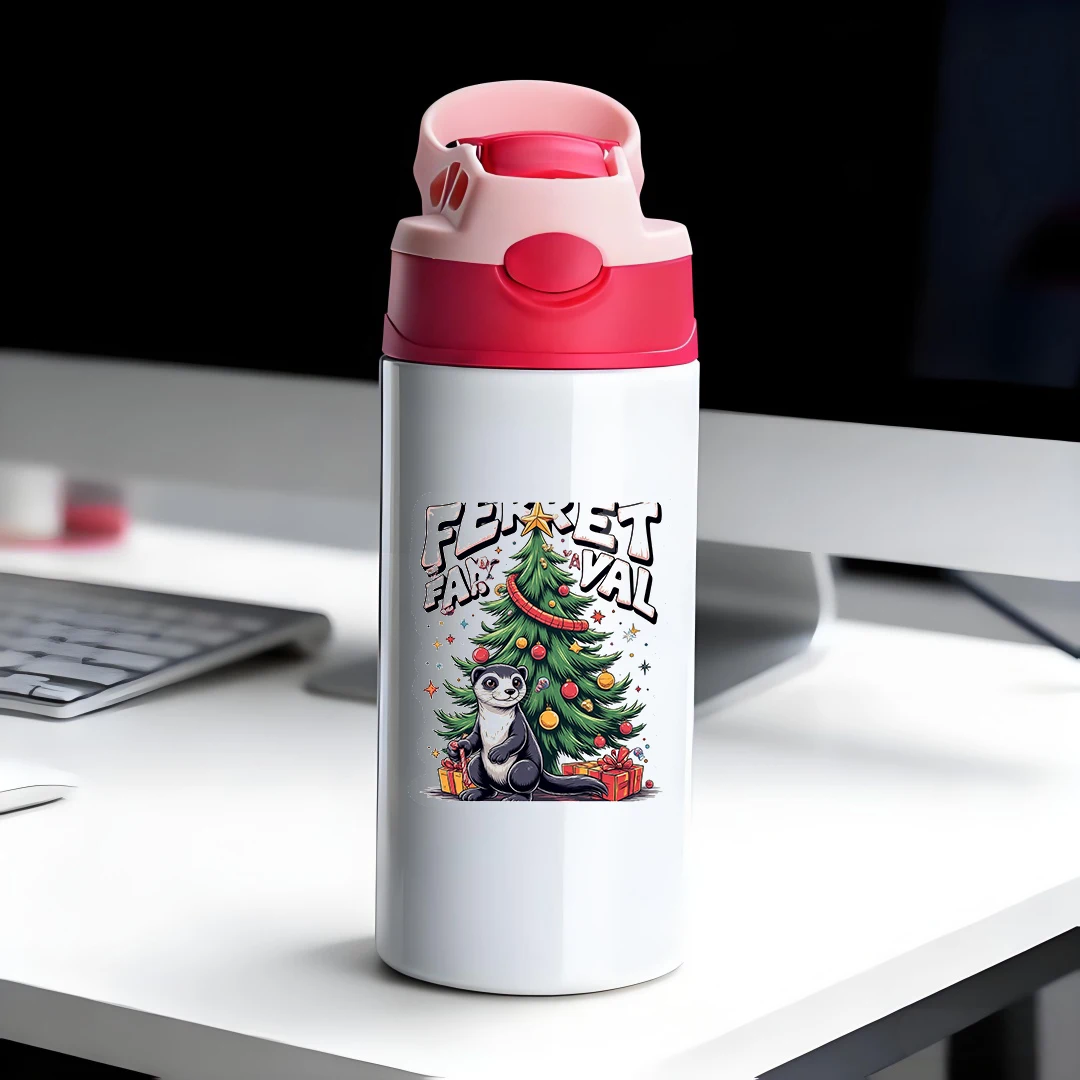 304 stainless steel thermal cup + kids' straw cup + cartoon weasel Christmas theme gift set
304 stainless steel thermal cup + kids' straw cup + cartoon weasel Christmas theme gift set