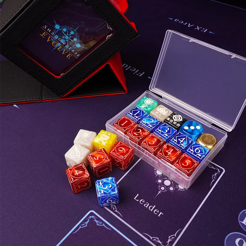 New Shadowverse Card Game Indicator EVOLVE Entity Damage Status Life Attack Power Acrylic Dice Portable Board Game Toy Set Gift
New Shadowverse Card Game Indicator EVOLVE Entity Damage Status Life Attack Power Acrylic Dice Portable Board Game Toy Set Gift