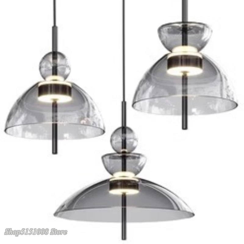 Nordic Glass led Pendant Lamp Clear Gray Lampshade Suspension Luminaire Dining Kitchen Hanging Light Bar Cafe Restaurant Fixture
Nordic Glass led Pendant Lamp Clear Gray Lampshade Suspension Luminaire Dining Kitchen Hanging Light Bar Cafe Restaurant Fixture