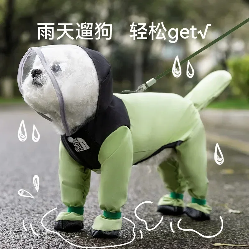Pet Dog Raincoat Waterproof Waterproof with Transparent Hooded Jumpsuit Dog Clothing Clothes for Dogs Cats Jacket Dog Costume
Pet Dog Raincoat Waterproof Waterproof with Transparent Hooded Jumpsuit Dog Clothing Clothes for Dogs Cats Jacket Dog Costume