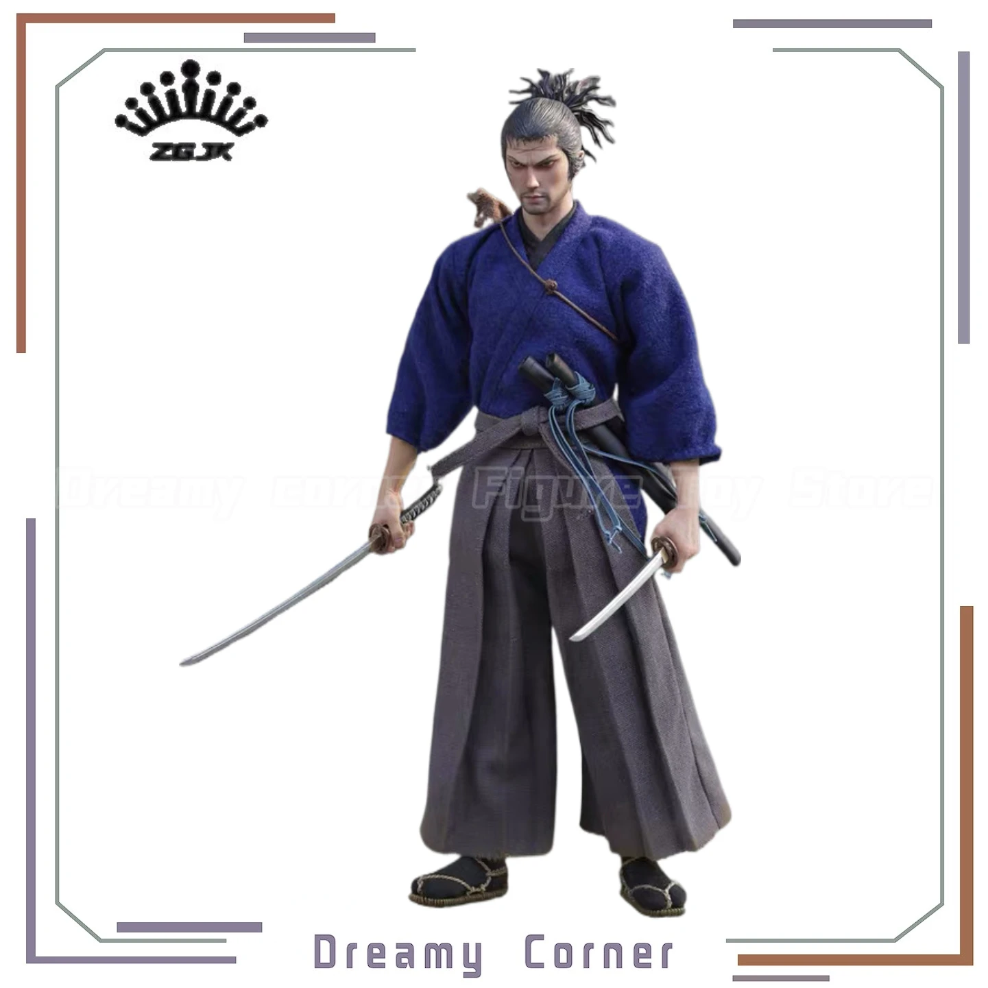 【В наличии】Оригинальная экшн-фигурка ZGJKTOYS Ronin Series L-001 Miyamoto Musashi 1/6, коллекционная модель в подарок
【В наличии】Оригинальная экшн-фигурка ZGJKTOYS Ronin Series L-001 Miyamoto Musashi 1/6, коллекционная модель в подарок